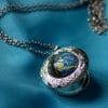 Ketting medaillon Sterrennacht van van Gogh