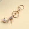Sleutelhanger hoge hak goldplated