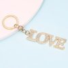 Sleutelhanger LOVE goldplated