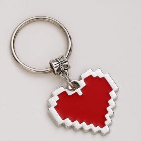 Sleutelhanger minecraft hartje